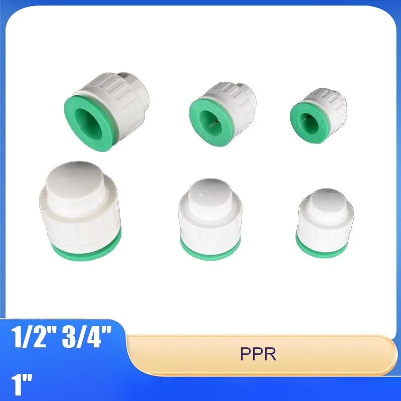 

4/6 Points 1 inch PPR Pipe Quick Joint Plug Cap 20/25/32PPR Hot And Cold Water Pipe Accessories Heat-Free Melting