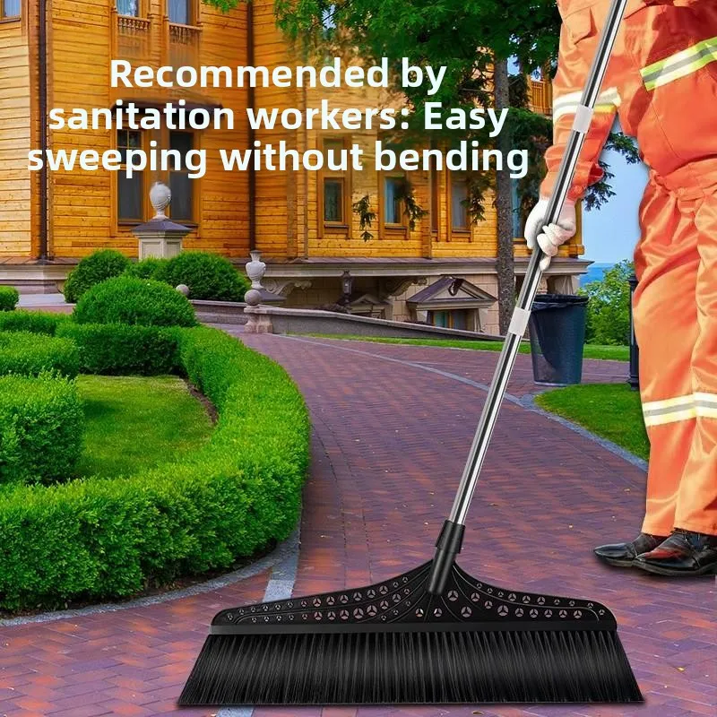 

Extra Large Garden Sweeper Long Handle Outdoor Yard Dustpan Big Broom for Cement Floor Special Large Size Household Cleaning ...