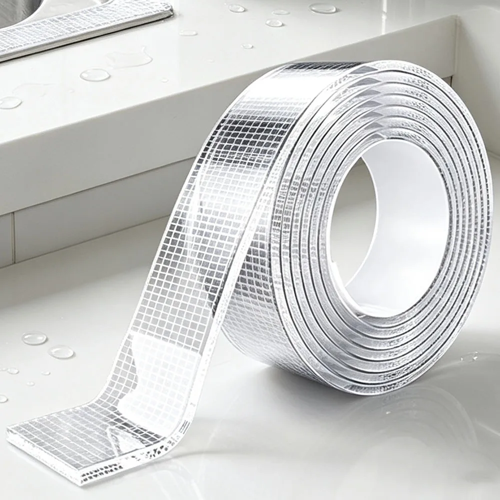 1/3/5m Ultra-Strong Nano Double-Sided Adhesive Tape Home Kitchen Office Wall Hanging Photos Decor Crafts Waterproof Gel Sticker