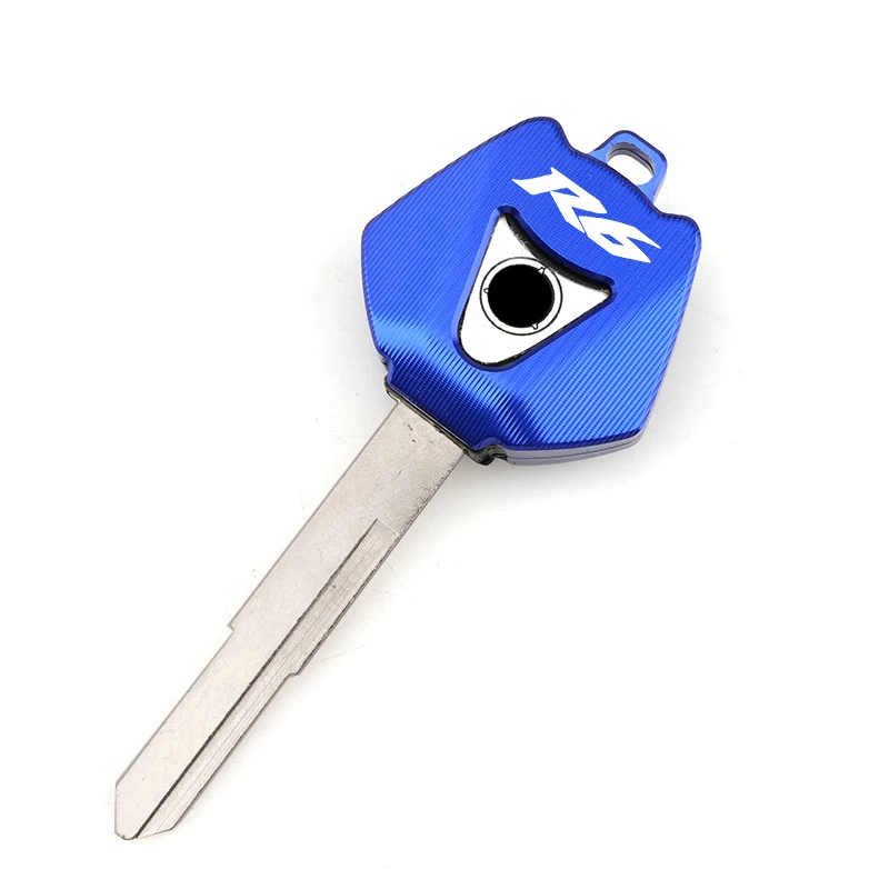 2027 New High Quality Motorcycle Accessories CNC Key Cover Shell Case keychain Fit For YAMAHA YZFR6 YZF-R6 YZF R6 With Logo R6