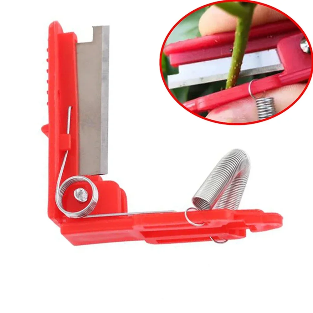 

Finger Gardening Tool, PP Gardening Thumb Tool, Stainless Steel Thumb Knife, Thumb Cutter with Multi Applications, Finger-Mounte