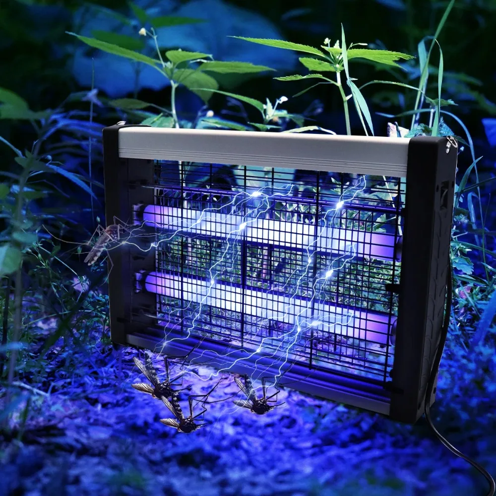 Joyinled Rechargeable Wall-Mounted Mosquito Killer, UV Electric Insect Zapper for Indoor & Outdoor, Noiseless Pest Control Lamp