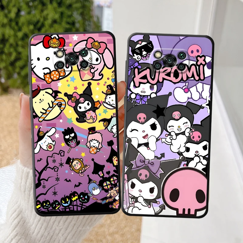 الكرتون لطيف Pochacco قضية الهاتف ل Xiaomi Poco C40 C50 X7 C71 C75 M5s M7 C51 C61 M3 M4 Pro F3 F7 X5 X3 NFC X4 Pro لينة قذيفة