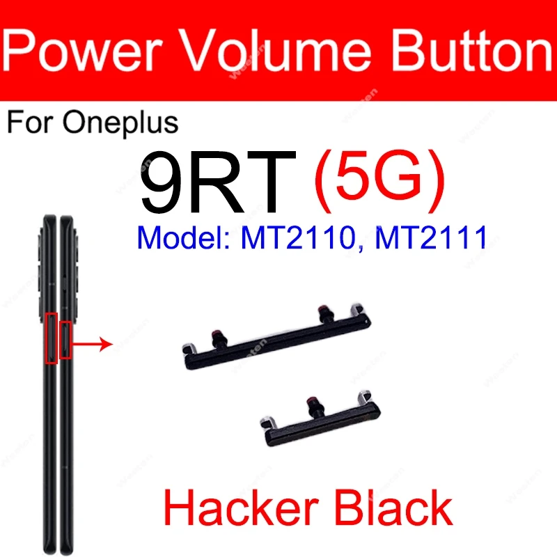Power Volume Mute Button For OnePlus Oneplue 1+ 9 9 Pro 9R 9RT 5G ON OFF Power Volume Mute Side Keys Parts