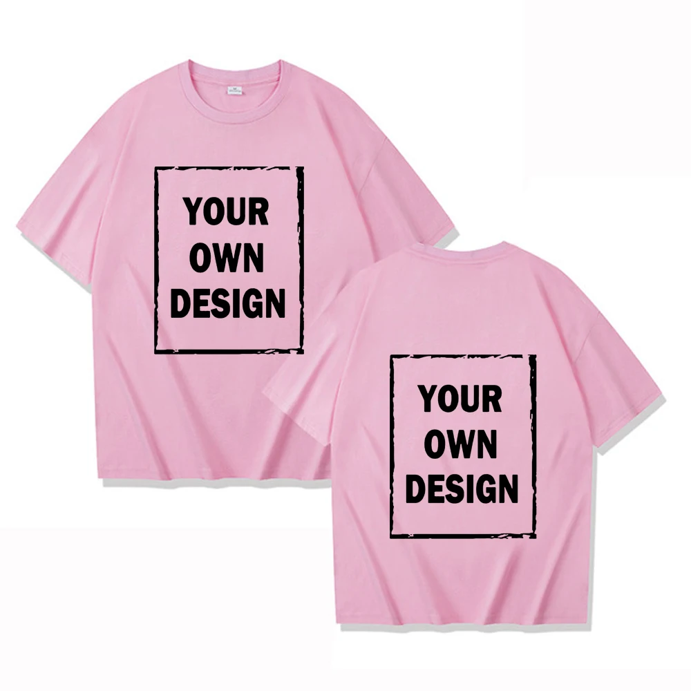 Customized Your Like Photo Or Logo Your OWN Design T Shirt Unisex T-shirt Custom