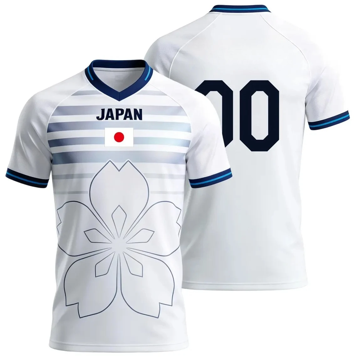 Personalized Japan 2026 Football Jersey Custom Your Name Number Soccer Tee Tops Quick Dry Sports Uniform Wholesale Dropshipping