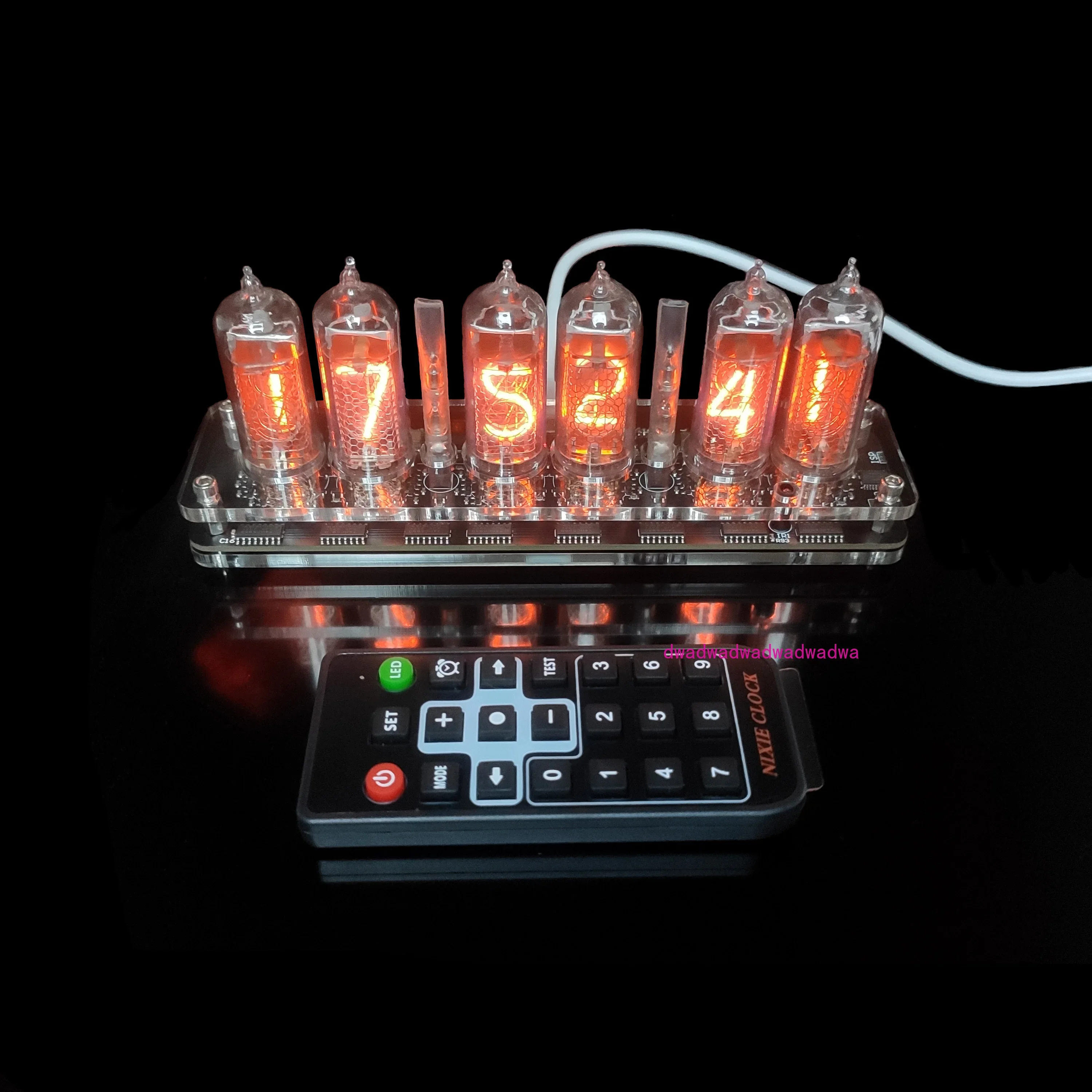 6-bit IN-14 glow tube clock IN14