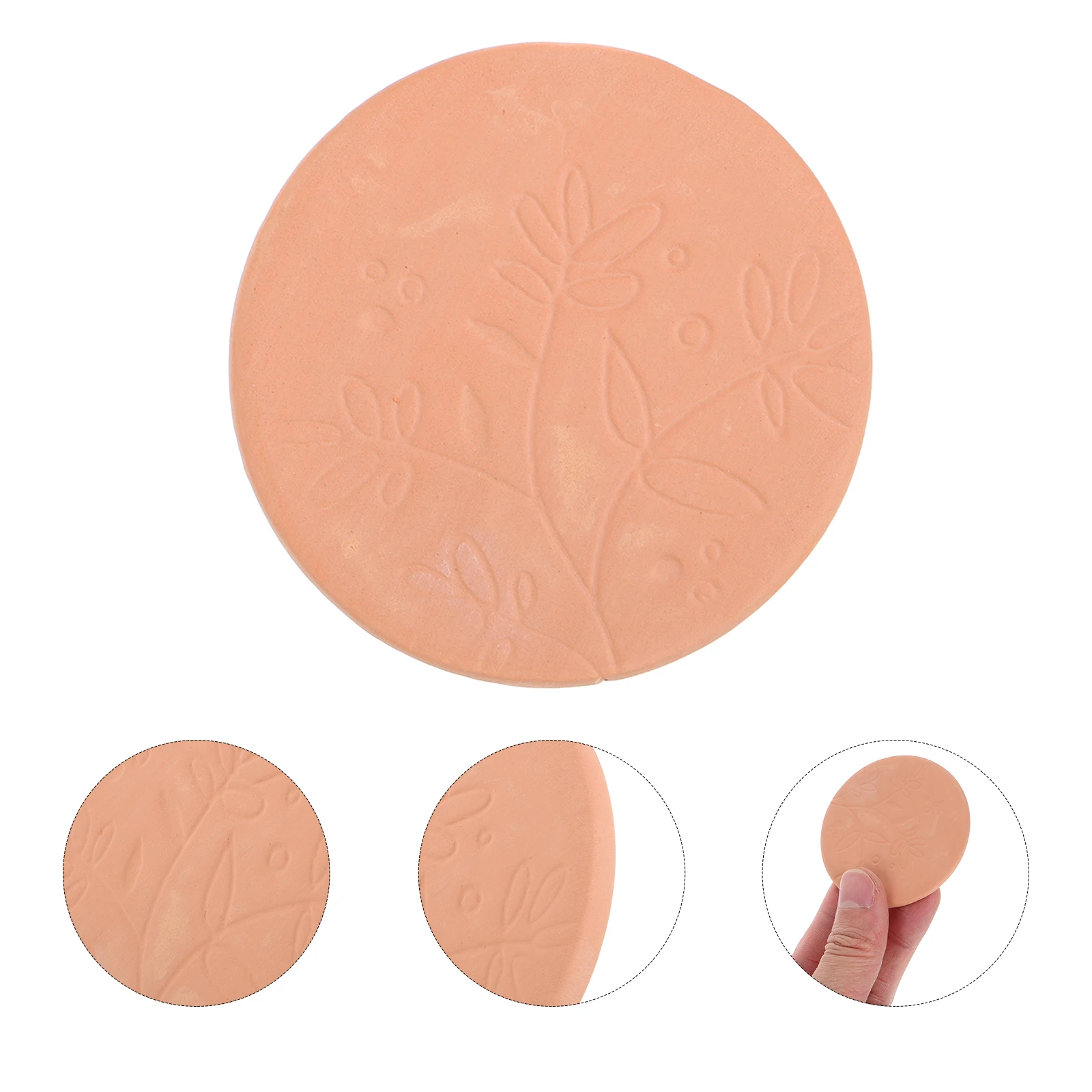 

4pcs Keeper Reusable Food Storage Softener Disc Cookie Stamp Terracotta Fall Sugar Preservation