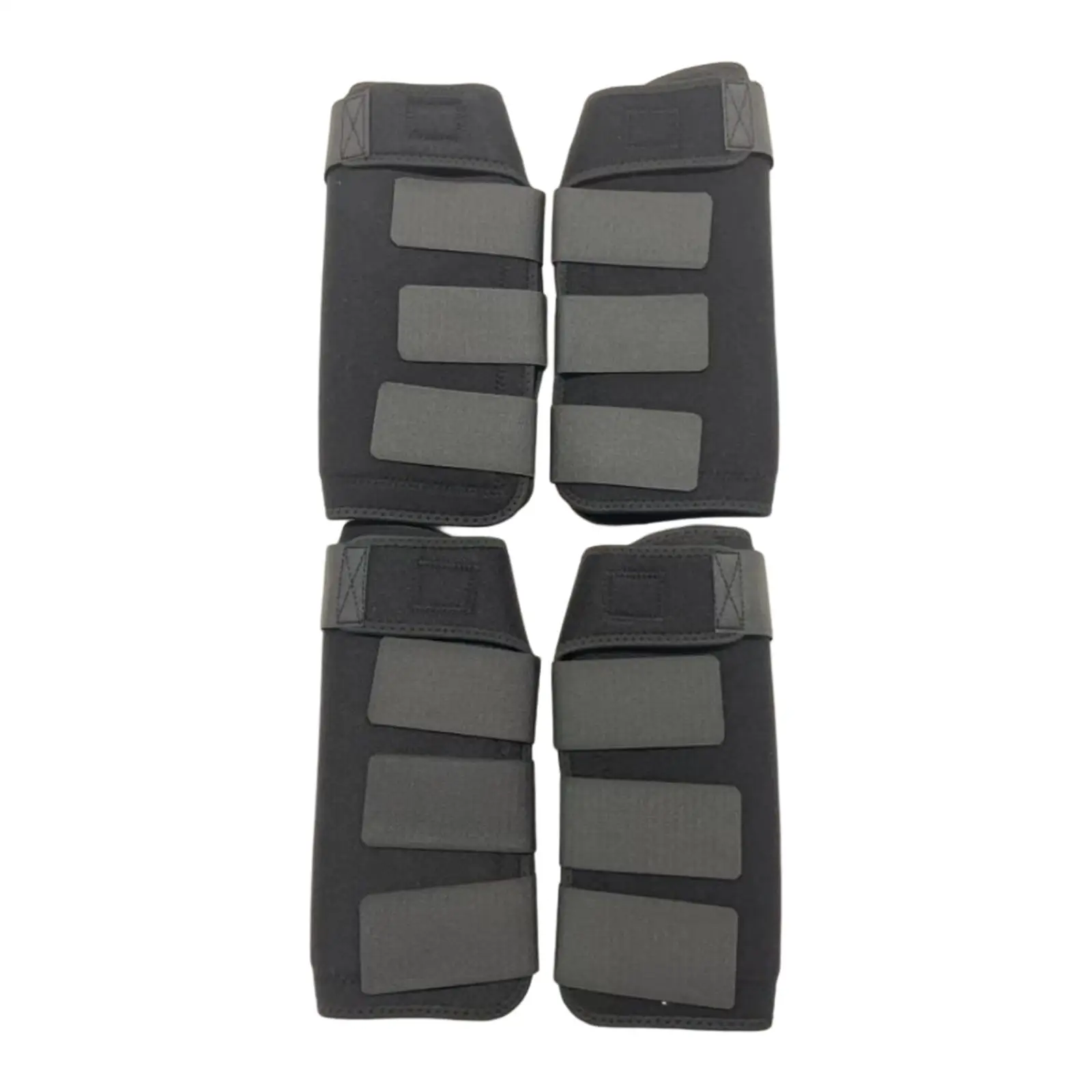 Proteção para Pernas para Treinamento de Salto, Equipamento para Equitação, Amortecedor, Front Hind, Pernas Guarda, Botas de Cavalo, Equestre, 4 Pcs