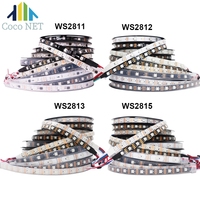 WS2811 WS2812B WS2813 WS2815 RGB LED Strip 5050 Individually Addressable Smart 30/60/144pixels/Leds/M Tape Light IP30/65/67