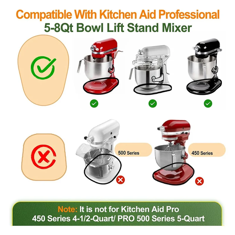 

Nana Bamboo Mixer Slider For Kitchenaid 5-8 Qt Bowl-Lift Stand Mixer, Kitchen Countertop Storage Accessories