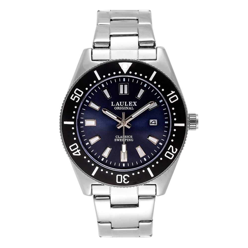 2024 Fashionable Men\'s Luxury Brand Automatic Date Business Scanning Movement Business Quartz Popular Brand Men\'s Wristwatch