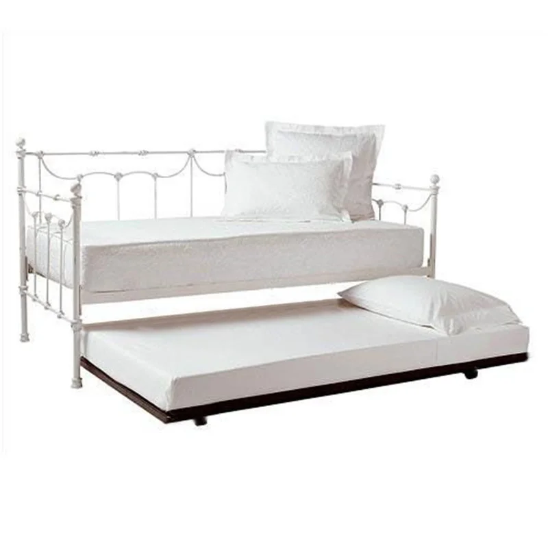 Industrial Style Twin Daybed with TrundleSturdy Metal Frame Quick Assembly Ideal for Small Spacespromote Sales