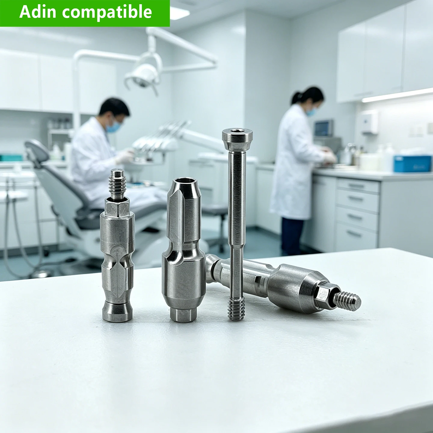 Adin Pick-up Transfer Coping for Dental Implant Titanium Prosthetic Lab Components OEM ODM Customized in Stock 24H Fast Shipping