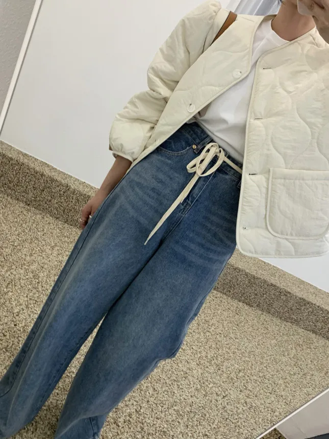 เสื้อผ้าฝ้ายแฟชั่นสำหรับผู้หญิง ดีไซน์ใหม่สำหรับฤดูหนาว ให้ความอบอุ่น ดูอ่อนเยาว์ สไตล์เก๋ไก๋