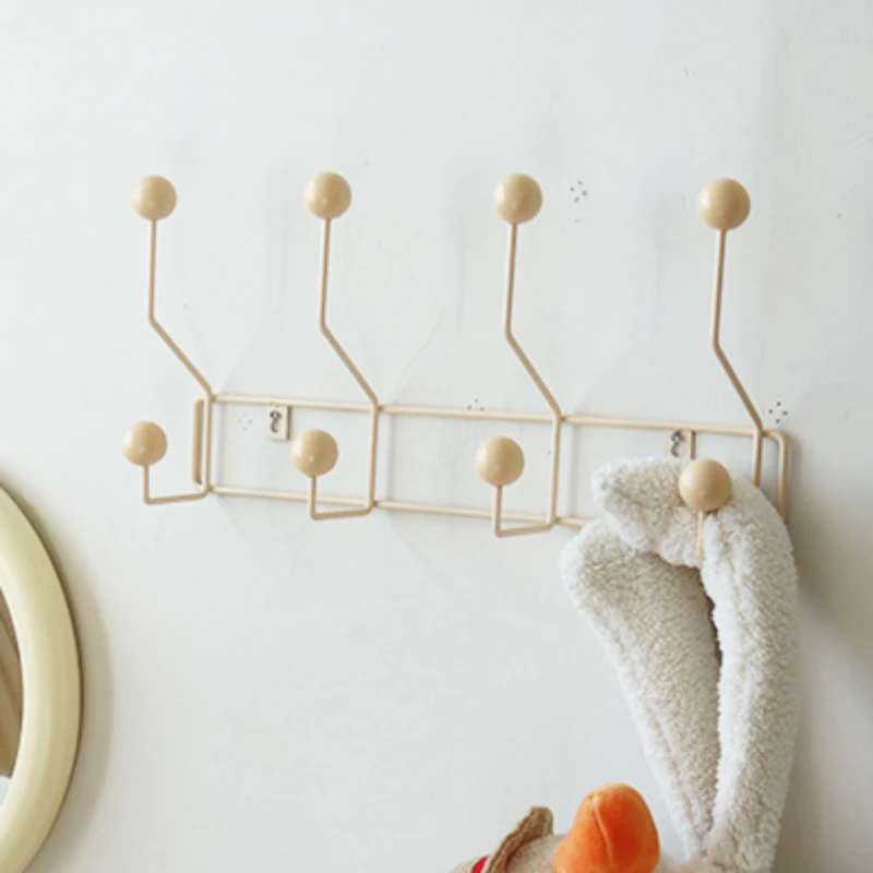 Iron Hanger Coat Racks Nordic Hook Cheap Portable Shelf Multifunctional Steel Rack Modern Hat Clothes Hanger for Home Entrance