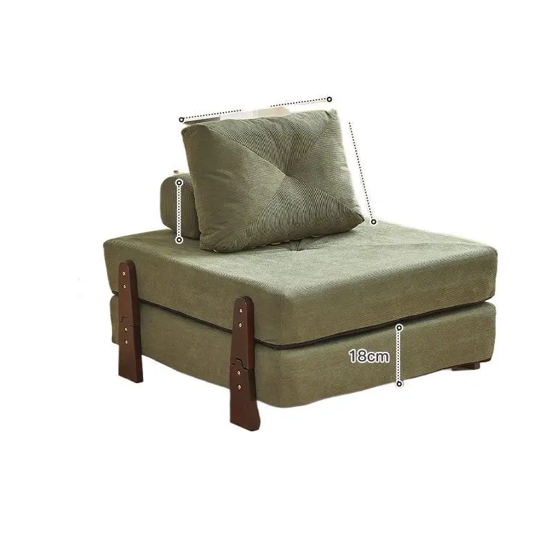 Lazy sofa double reclining and sleeping small apartment single lunch break sofa bed human kennel tofu tatami