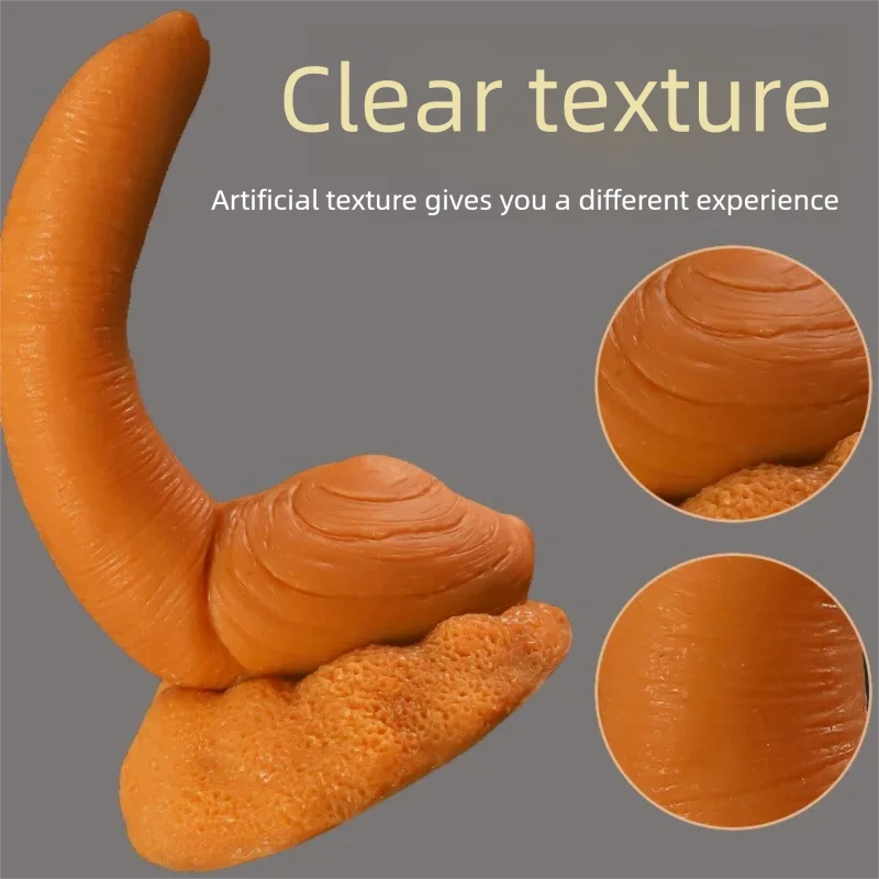 Homosexueller XL-Silikon-Analplug-Dildo, vaginaler Analdilatator, sexueller Missbrauch, Masturbation, Elefant, ziehend, Muschelform, Paar-Sexspielzeug