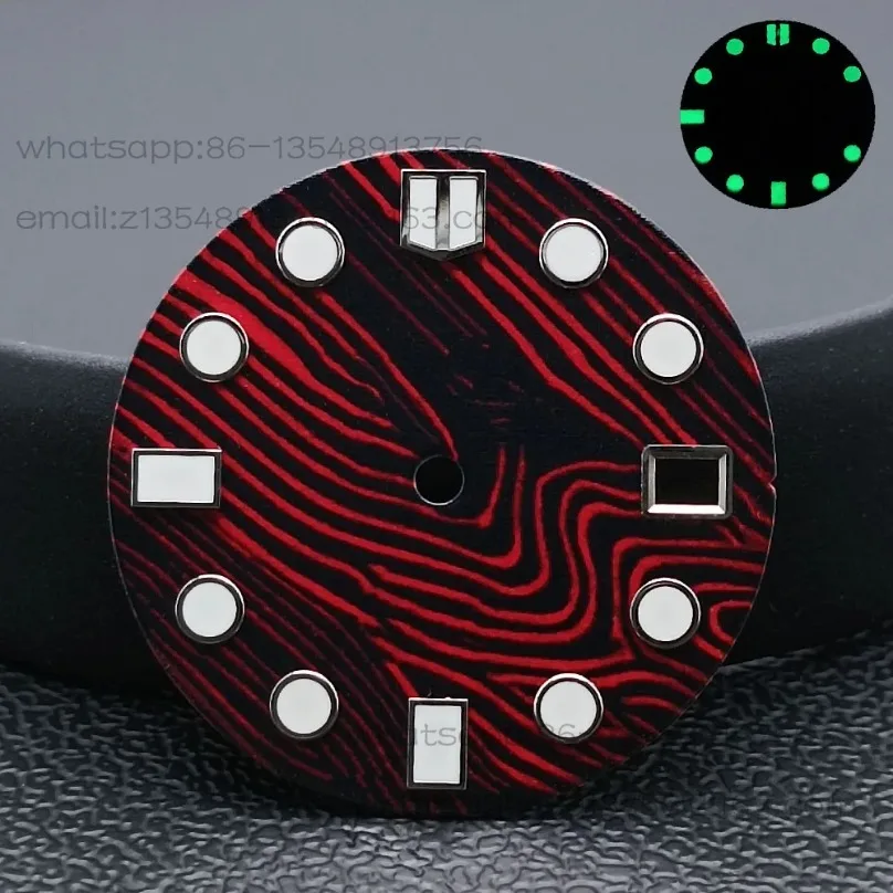 

Новый циферблат из рыбьей чешуи диаметром 28,5 мм подходит для механизма NH35/36.