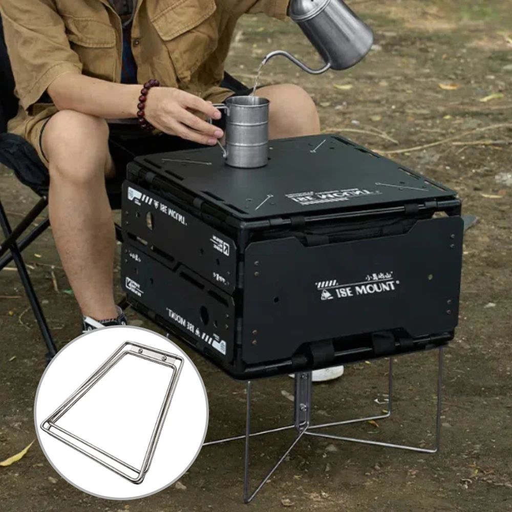 

1 шт./2 шт., складная стойка для оборудования для кемпинга на открытом воздухе, стойка для ящика для льда, складная стойка для холодильной коробки для кемпинга, стойка для контейнеров