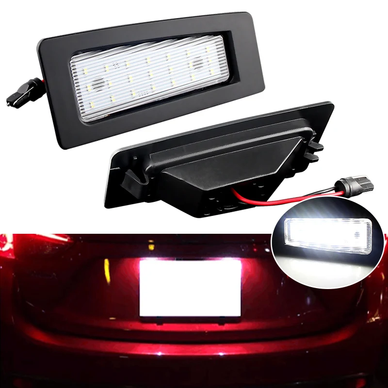 2Pcs Car Led Licens… - image