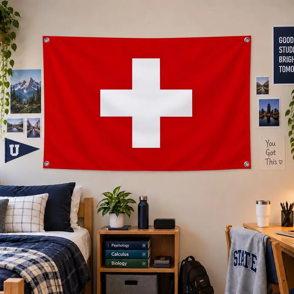 Sweden Flags Tapestry Decorative Suitable For Outdoor Camping Family Parties And Garden Walls Gift