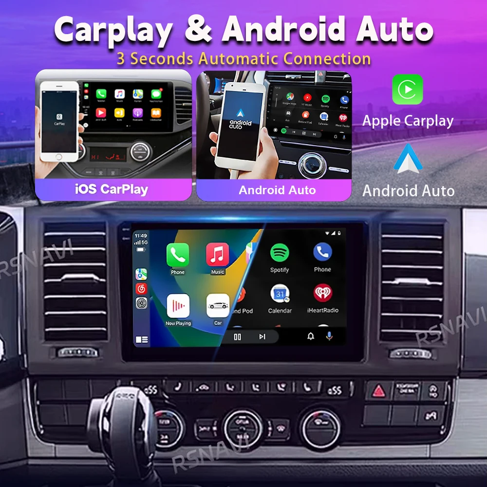 Android 15 CarPlay Radio for VW Caravelle 2015-2020