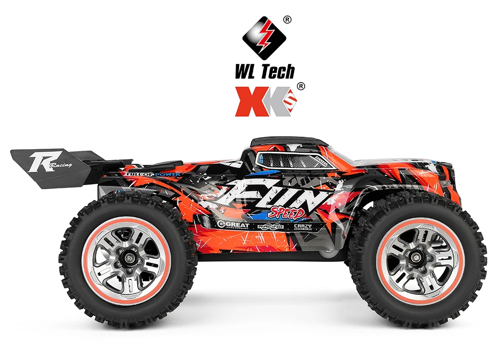 WLtoys XK 184008 RC Car 1/18 60KM/H 4WD with LED Lights All Terrain 2.4GHz Truck