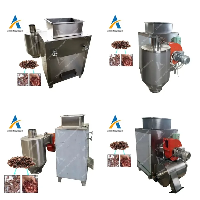 

2026 Roasted Cocoa Bean Shell Peeling Removing Coffee Cocoa Bean Shelling Machine