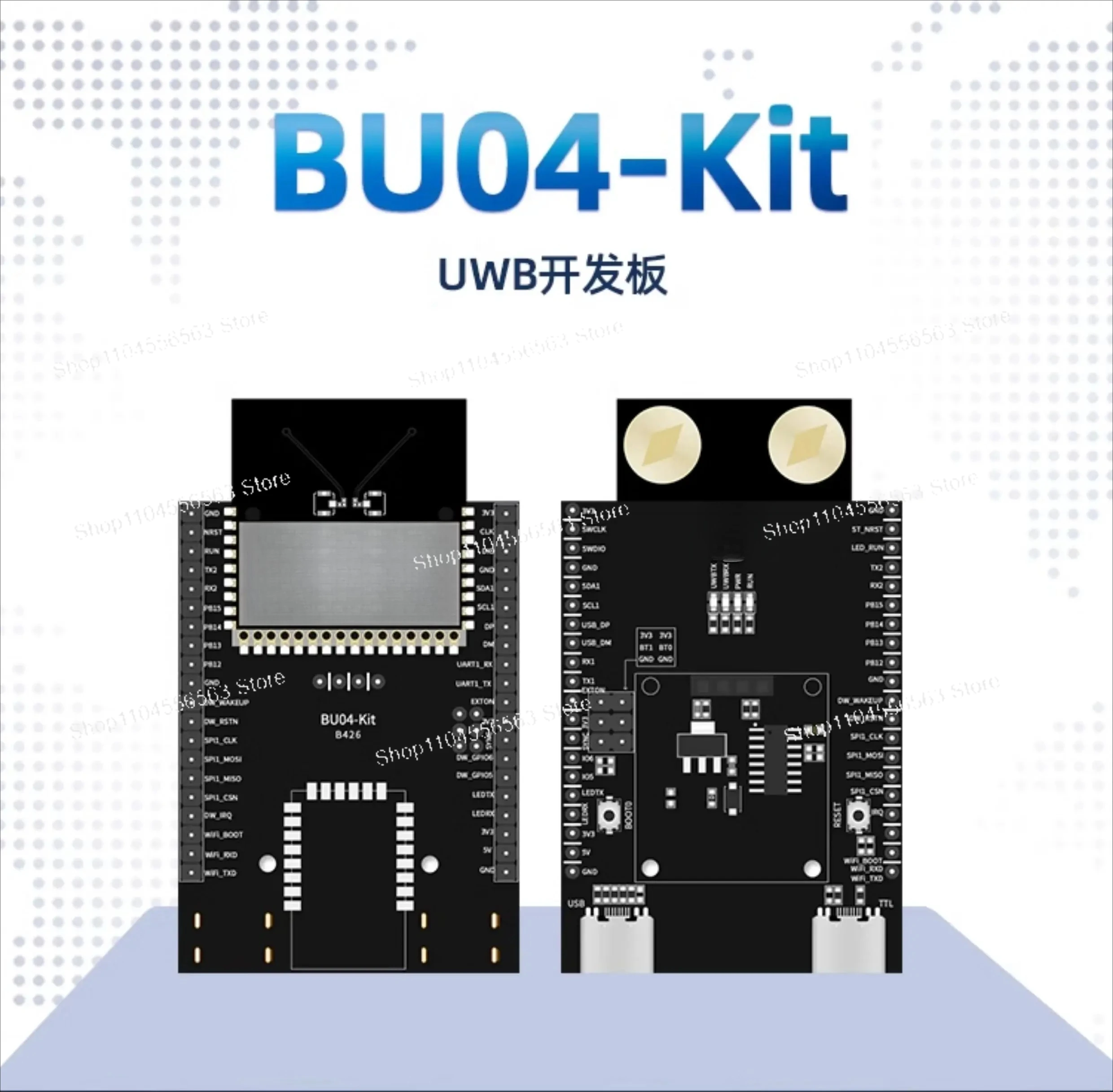 BU04 UWB Development Board | 10cm High-Precision Indoor 2-Way Ranging & Positioning/Following