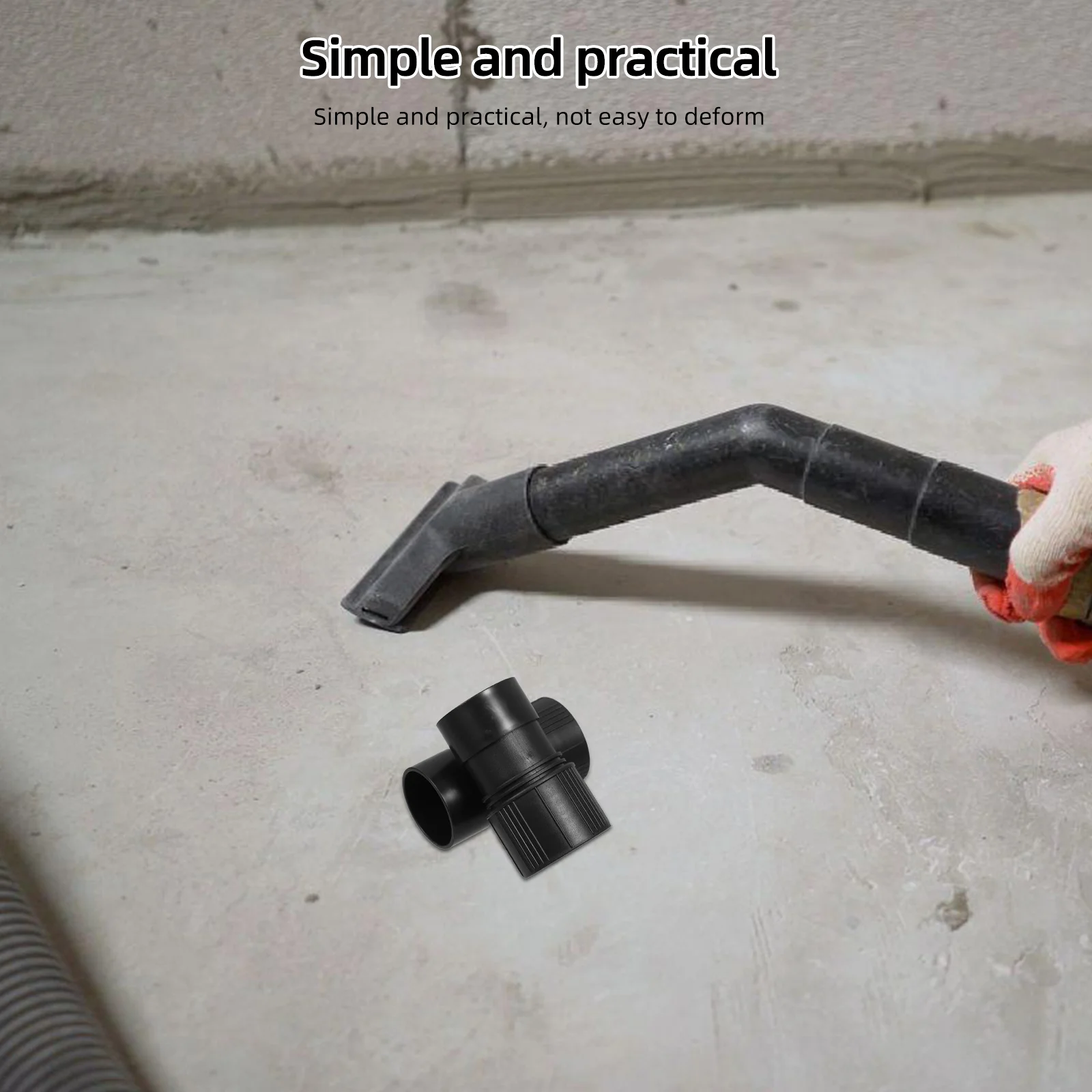 

2Pcs Vacuum Cleaner Adapter 40Mm 48Mm Hose Connector Kit for 50L 60L 70L 80L 90L Models Heavy Duty Reliable Fit for Workshop