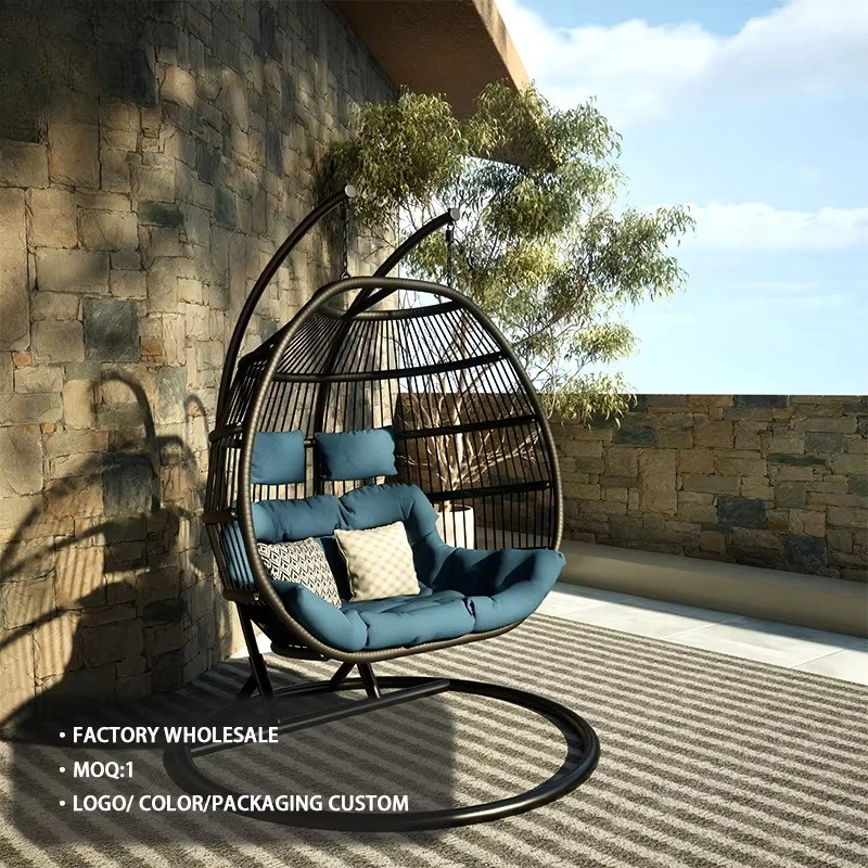 

Large Swing Patio Oversized Cheap Acrylic Modern Outdoor Rattan Hammock Chair Stand With Hanging Swing Chair