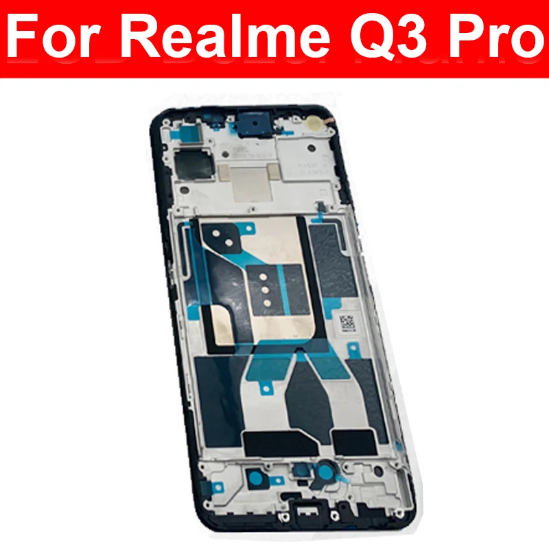 Front LCD Frame Housing Cover For OPPO Realme X7 Q Q2 Q3 Pro X X2 X50 V11 V3 V5 V13 V15 LCD Dispaly Frame Bezel