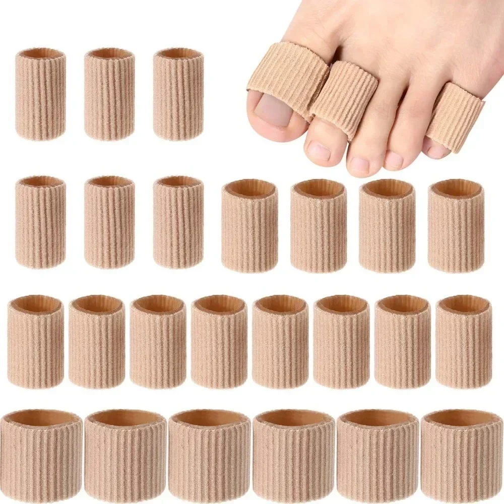 1pair Nylon Toe Protectors Silicone Finger Tubes Cushion for Corns Blisters Calluses Toes Fingers Bunion Corrector Tools Heels