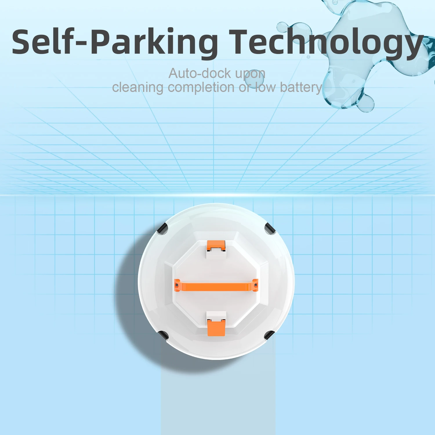 مكنسة كهربائية أوتوماتيكية قابلة للتخصيص، ملحقات أدوات تنظيف حمام السباحة الروبوتية الأرضية #2