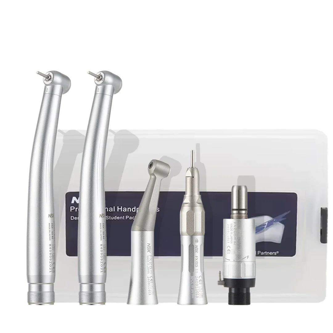 NSK Dental 1:1 Contra Hoek Lage Snelheid Direct Drive Handstuk FX Set Pana-Max2 Tandheelkundige Hoge Snelheid Handstuk Turbine Handstuk