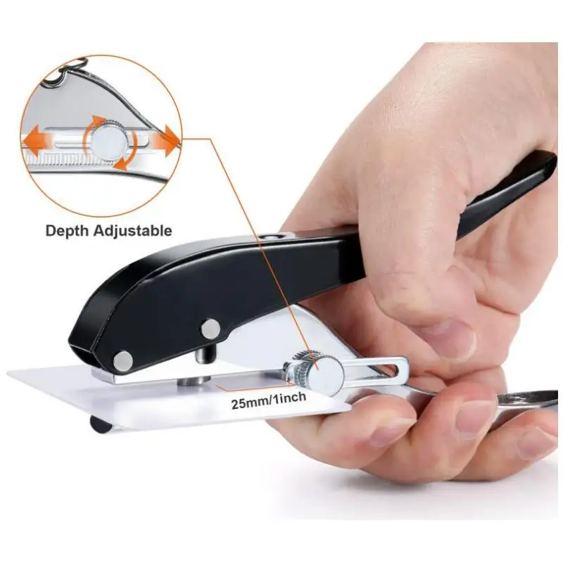 Screw Covers Hole Punch Aperture Round Punch Pliers Credit Photo Paper Card Corner Round Puncher Plier Paper Cutter Hidden Hole
