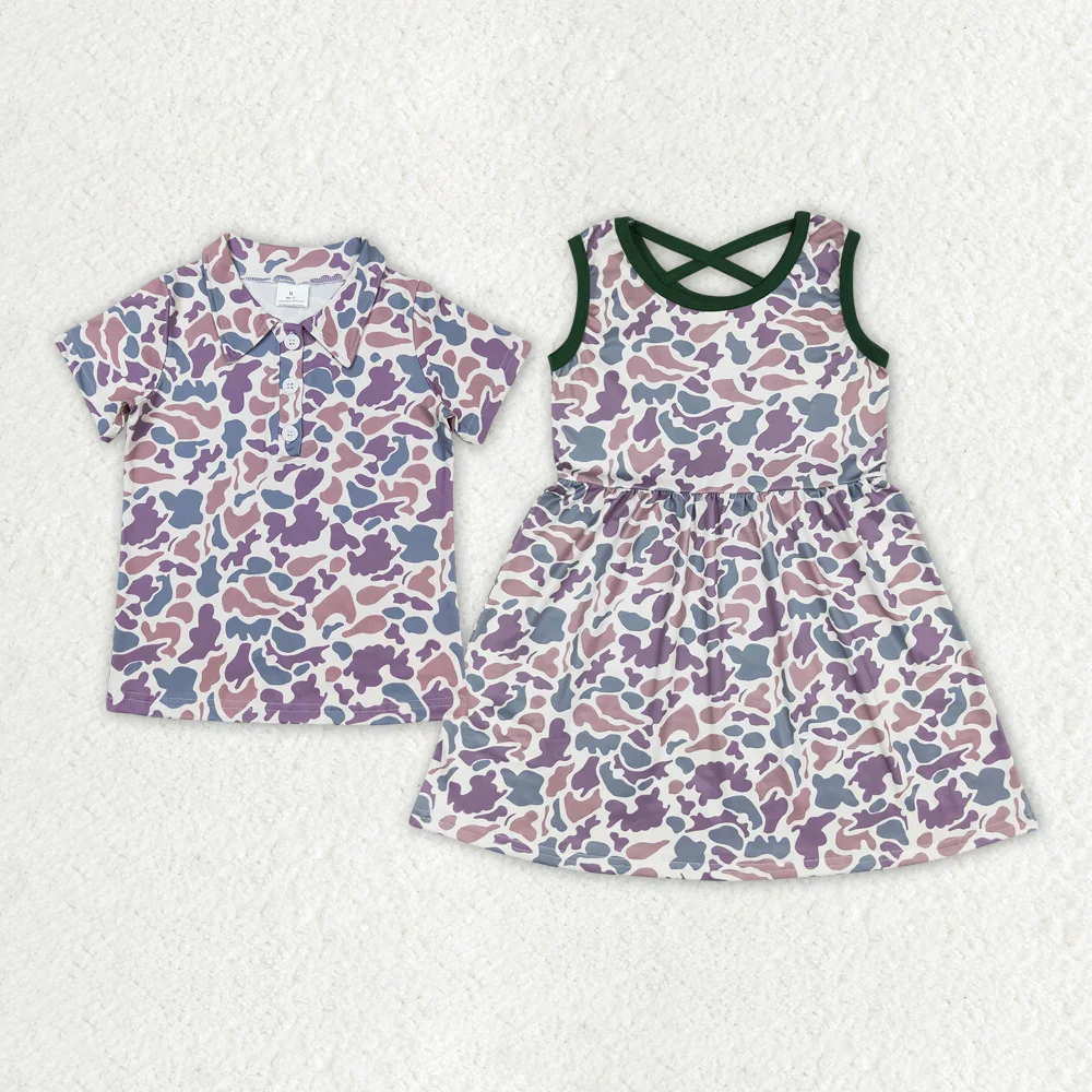 

z828-05 BT0641 Wholesale baby boys clothes Matching camouflage short-sleeved top Toddler Summer Boutique Children clothing