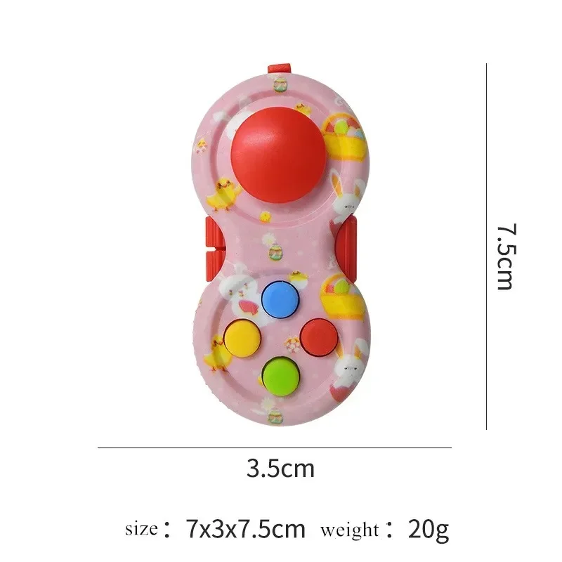 Almohadilla antiestrés para juego, juguete mágico divertido para apretar, juguetes con mango, descompresión del estrés, llave de regalo, accesorio