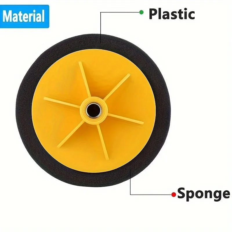 Discos de Polimento de 6 polegadas com Velcro – Conjunto de 3 Densidades para Polidores Rotativos e de Órbita, Cera Automotiva
