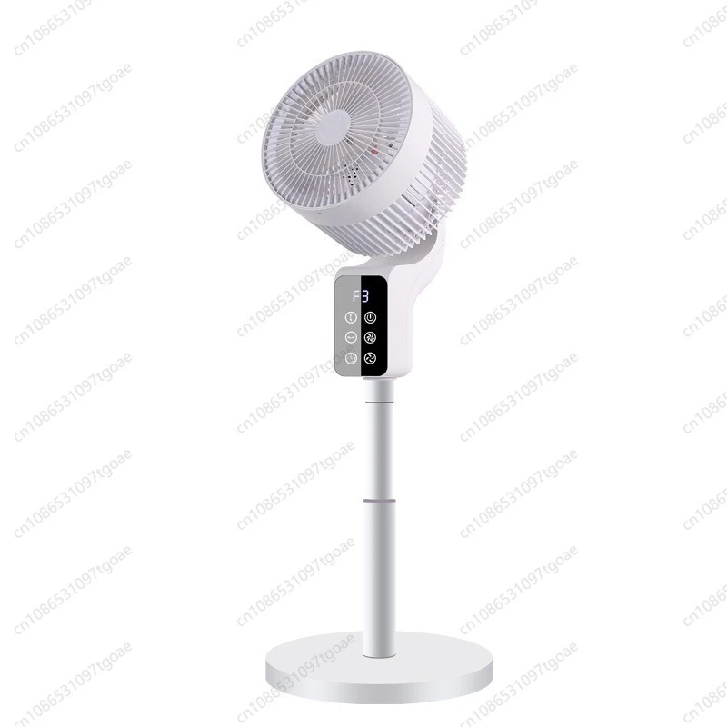 8 Inch Air Circulation Fan Silent Turbine Convection Fan Oscillating Desktop & Floor Fan for Home Dormitory