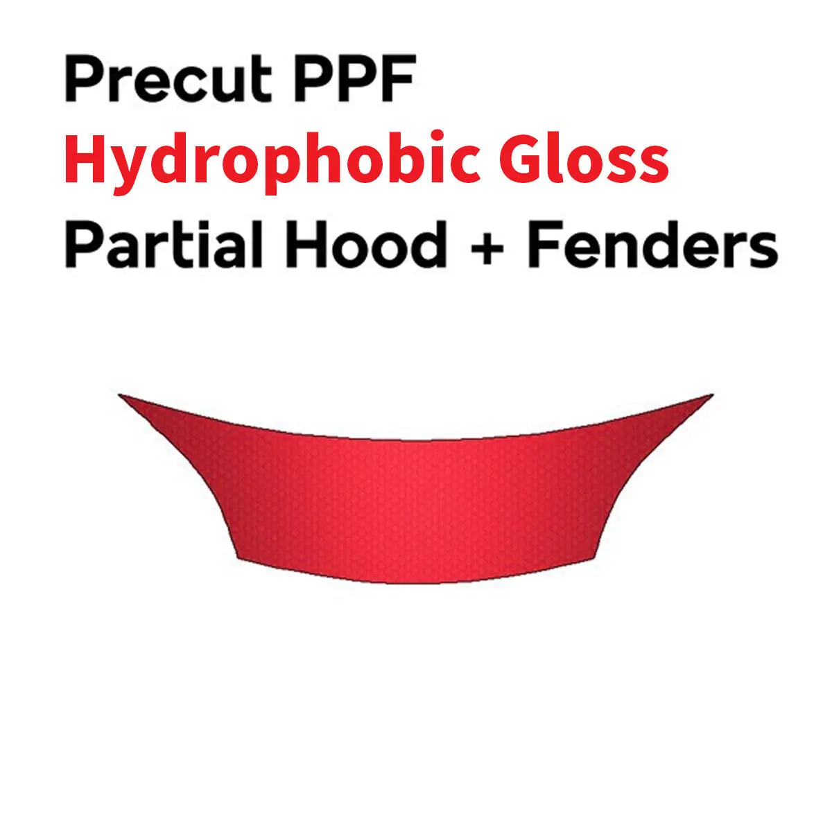 

PreCut PPF Paint Protection Film Gloss DIY Clear Bra for Jaguar F Type 2014-2017 Partial Hood Fenders Mirrors