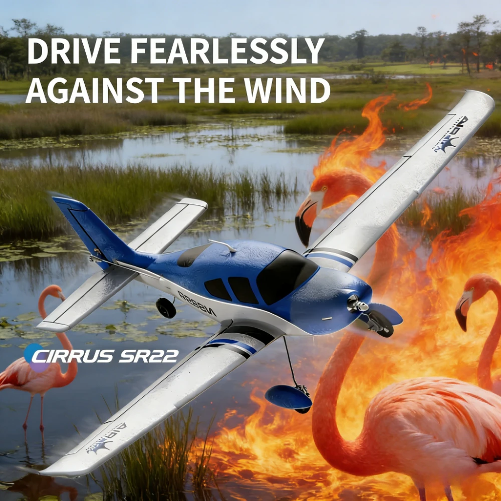 

Радиоуправляемая модель самолета QIDI-580 4CH SR22, имитация, беспроводная, усовершенствованная модель, любимый подарок для детей, 1504 бесщеточный двигатель, RC.