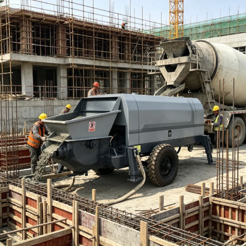 Customized Optimized Hydraulic Diesel Pump Smooth Running Pump For All Kinds Of Concrete Construction Work