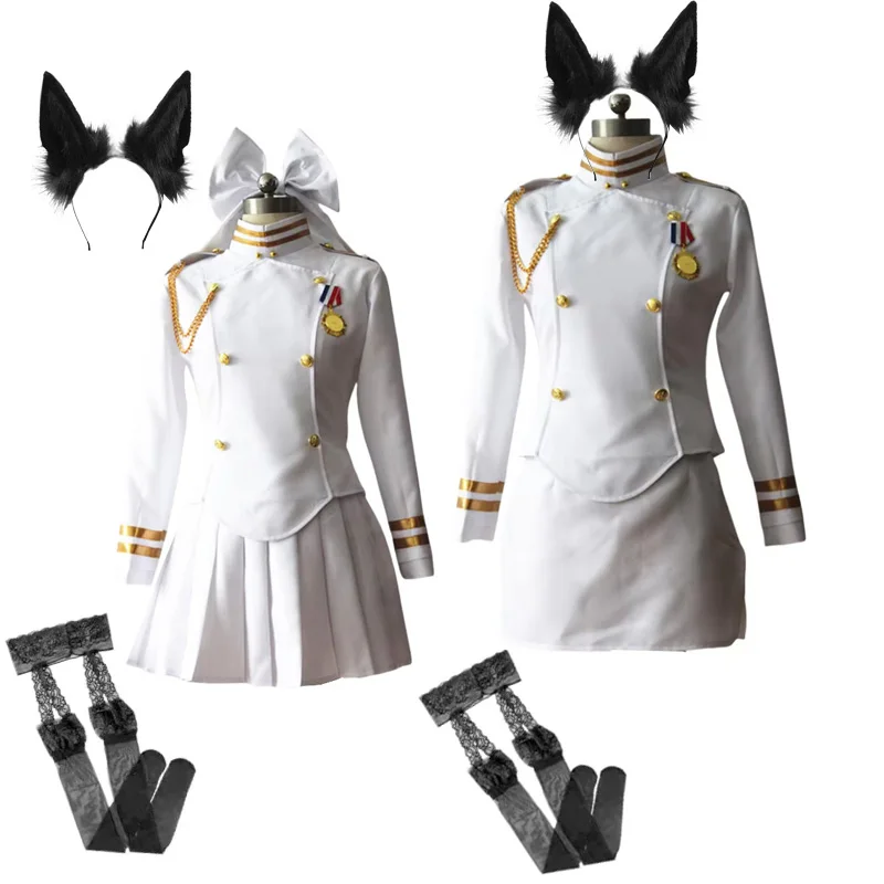 

《На заказ》 IJN Takao IJN Atago Костюмы для косплея Белая униформа Женское платье