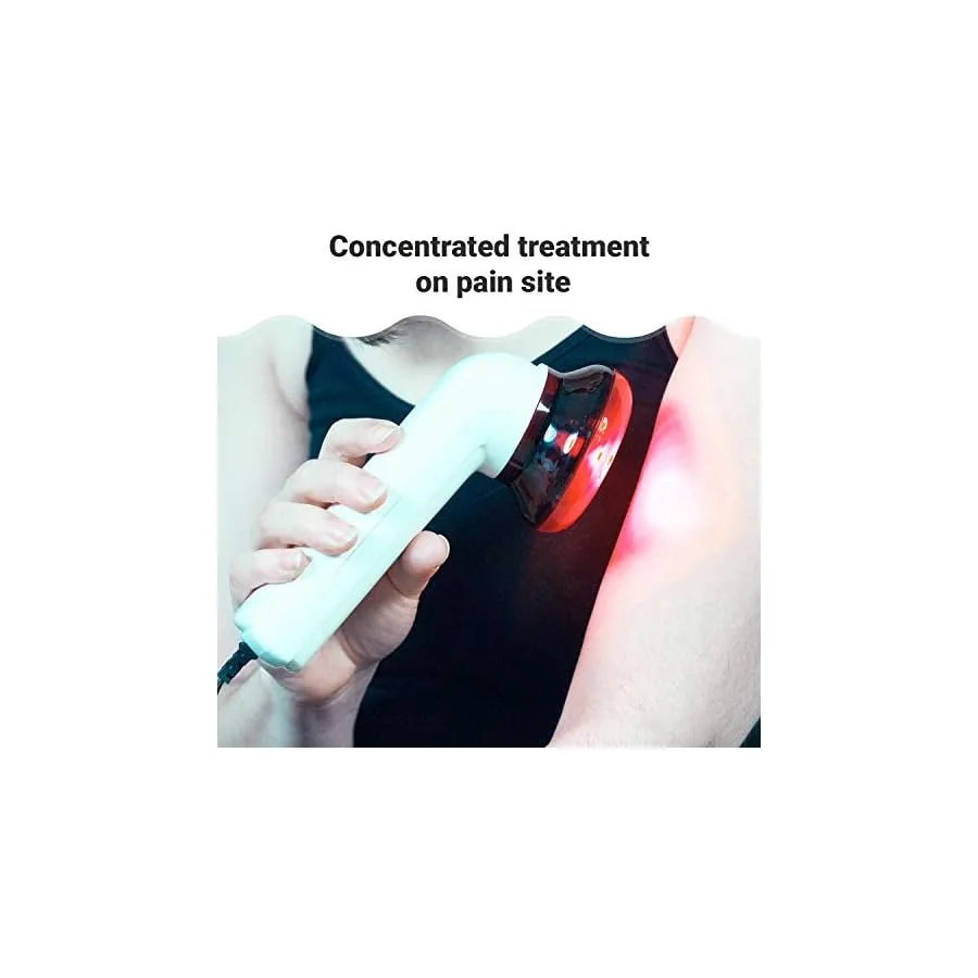 M PAIN MANAGEMENT TECHNOLOGIES Red Light Therapy Infrared Heating Wand by Theralamp Handheld Heat Lamp Includes Replacement Bul