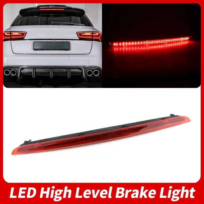1PC For Audi A6 4F RS6 S6 C6 2004 2005 2006 2007 2008 2009 2010 2011, OEM# 4F9945097 LED Third Brake Stop Light Lamp Assembly