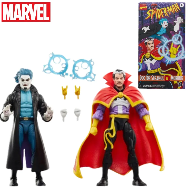 

Marvel Legends Doctor Strange Vampire Mobias Animated Version Action Figures Two Person Group Movable Doll Children Gift 6-inch