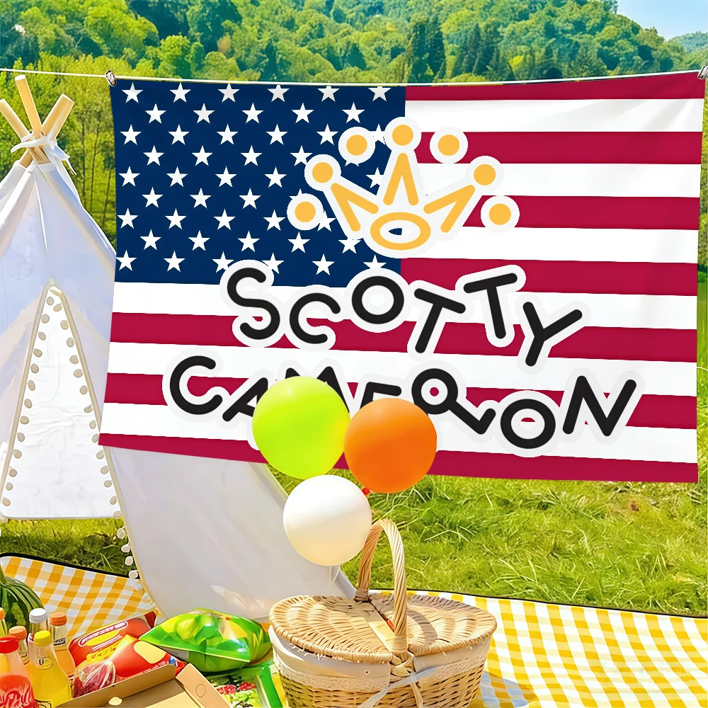 Fashion Print S-Scotty C-Cameron Flag Suitable For Birthday Parties Living Room Bedroom And Outdoor Camping Decorations