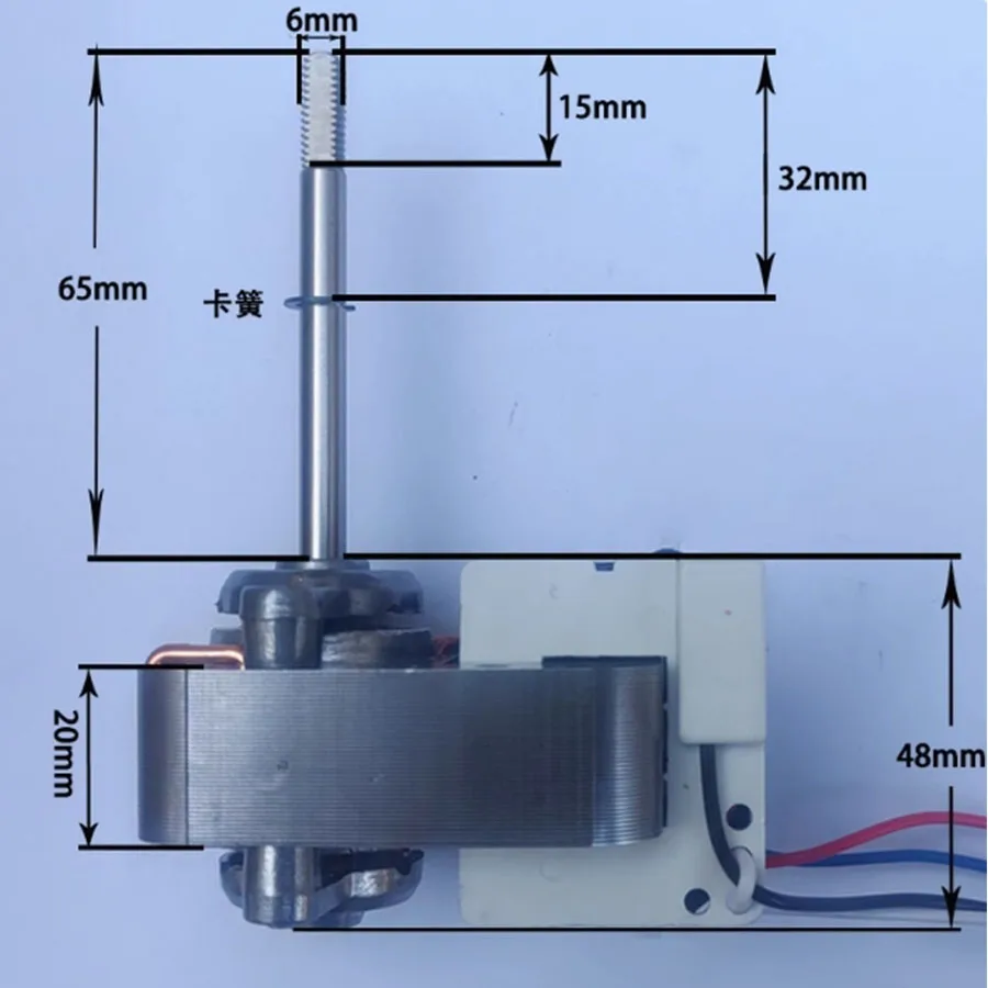 YJ61-20/16 Universal Shield Pole Asynchronous Motor Miniature Small Fan Tower Fan Circulating Fan Motor 220V Motor